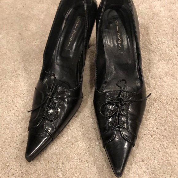 MARIO BOLOGNA Shoes Mario Bologna Black Leather Pumps